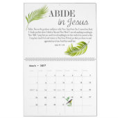 Calendrier Bible Verse prière Floral Custom (Mar 2027)