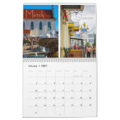 Calendrier Biélorussie Architecture Paysage Minsk Brest (Jan 2027)