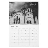 Calendrier Biélorussie Architecture Paysage Monochrome (Mar 2027)