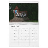 Calendrier Biélorussie Lida Architecture Paysage Ville Rues (Feb 2026)