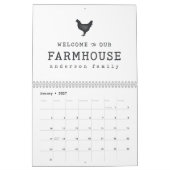 Calendrier Bienvenue dans notre ferme Pays Poulet rustique (Jan 2027)