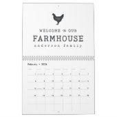 Calendrier Bienvenue dans notre ferme Pays Poulet rustique (Feb 2026)