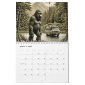 Calendrier Bigfoot ou Sasquatch Cryptid (Mar 2027)