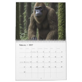 Calendrier Bigfoot ou Sasquatch Cryptid (Feb 2027)