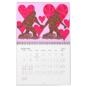 Calendrier Bigfoot Sasquatch Cryptid Geek 2015 (Feb 2027)