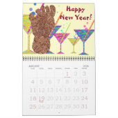 Calendrier Bigfoot Sasquatch Cryptid Geek 20XX (Jan 2026)