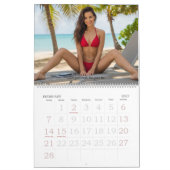 Calendrier Bikini Business Wall Calendar Glamour Beach Models (Feb 2027)