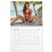 Calendrier Bikini Business Wall Calendar Glamour Beach Models (Feb 2026)