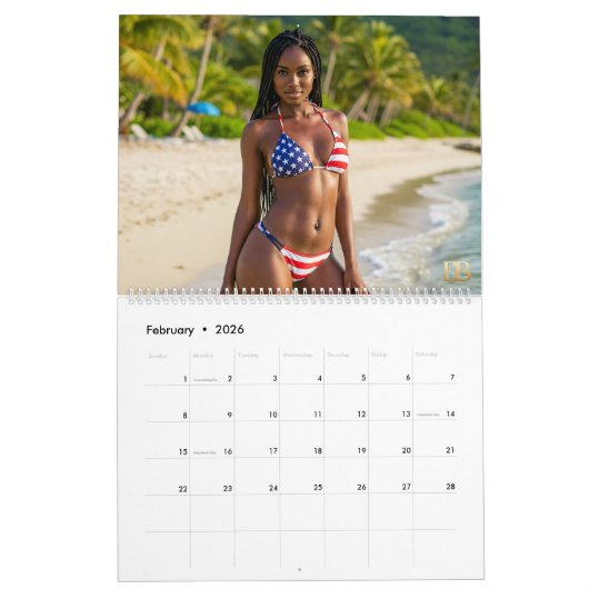 Calendrier Bikini USA (Feb 2026)