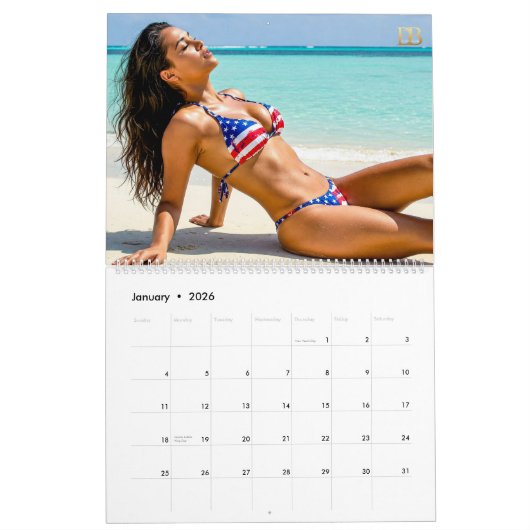 Calendrier Bikini USA 1 (Jan 2026)