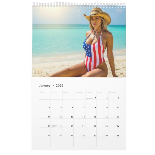 Calendrier Bikini USA 3 (Jan 2026)