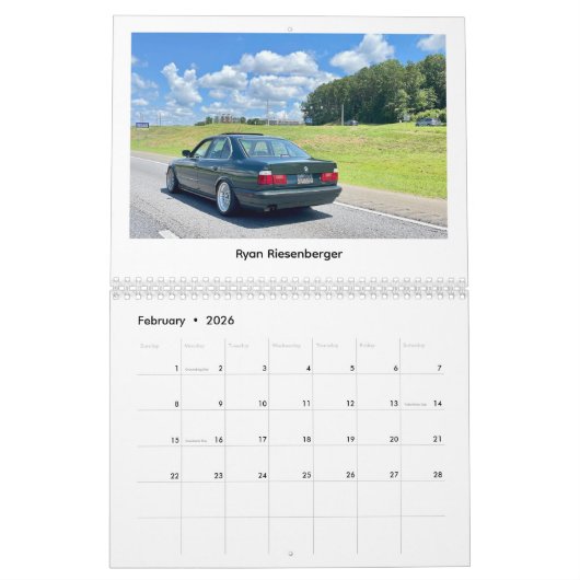 Calendrier Bimmerforums E34 Crew 2024 (Feb 2026)