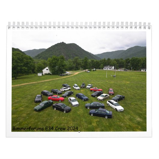 Calendrier Bimmerforums E34 Crew 2024 (Protection)