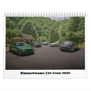 Calendrier Bimmerforums E34 Crew 2025