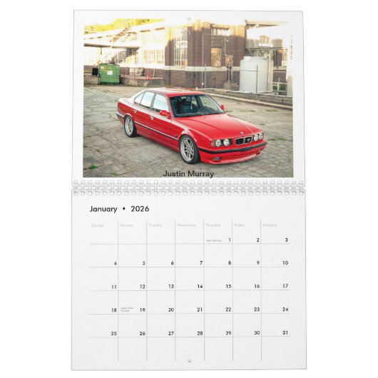 Calendrier Bimmerforums E34 Crew 2025 (Jan 2026)