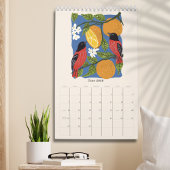 Calendrier Birds and Botanicals Illustrations 2026 Vintage