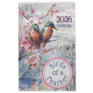 Calendrier Birds of a Feather Calendar 2024