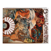 Calendrier Biscuits Lefevre Utile - Alphonse Mucha (Protection)
