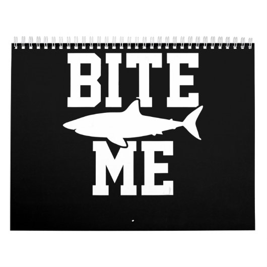 Calendrier Bite Me - Cadeau de biologie marine de requin - Oc (Protection)