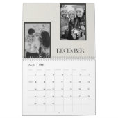Calendrier Black And White Modern 2 Photo 2024 (Mar 2026)