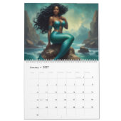 Calendrier Black Girl Mermaid Magic 2026 (Jan 2027)