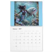 Calendrier Black Girl Mermaid Magic 2026 (Feb 2027)