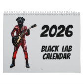 Calendrier Black Lab Calendar (Protection)
