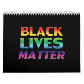 Calendrier Black Lives Matt arc-en-ciel couleurs gay pride no (Protection)