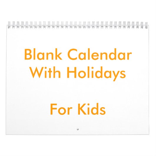 Calendrier Blanc 2025 Pour Enfants Jaune (Protection)