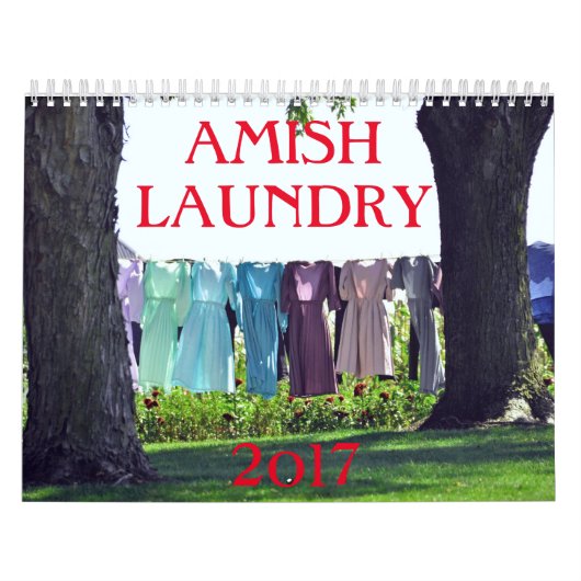CALENDRIER BLANCHISSERIE AMISH 2017 (Protection)