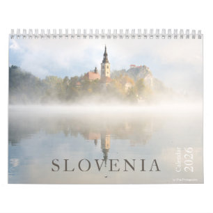 Calendrier Bled et Slovénie 2026 photographie de paysage