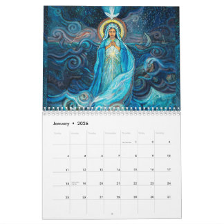 Calendrier Blessed Mother Mary Calendar of Catholic images