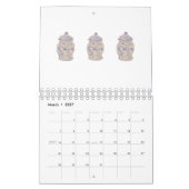 Calendrier Bleu Chinoiserie Main Peint Ginger Jar Jars (Mar 2027)