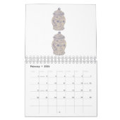 Calendrier Bleu Chinoiserie Main Peint Ginger Jar Jars (Feb 2026)