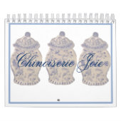 Calendrier Bleu Chinoiserie Main Peint Ginger Jar Jars (Protection)