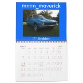 calendrier bleu de francs-tireurs et de comètes (Mar 2027)