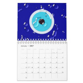 Calendrier Bleu Evil Eye Chance Talisman et Art (Jan 2027)