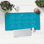 Calendrier bleu Turquoise moderne 2025<br><div class="desc">🌟 Ceci est pour 2025 🌟 2025 Moderne Turquoise Blue Calendar Mat Mat Mouse Pad. Cette version est en bleu turquoise chic,  mais les couleurs peuvent être facilement customisées ! Veuillez nous contacter à cedarandstring@gmail.com si vous avez besoin d'aide pour la conception ou les produits correspondants.</div>