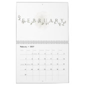 Calendrier Blooms Book Botanical Line Art (Feb 2027)