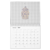 Calendrier Blue Chinoiserie Main Peint Ginger Jar Jars Cale (Jan 2027)