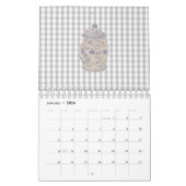 Calendrier Blue Chinoiserie Main Peint Ginger Jar Jars Cale (Jan 2026)