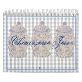Calendrier Blue Chinoiserie Main Peint Ginger Jar Jars Cale (Protection)