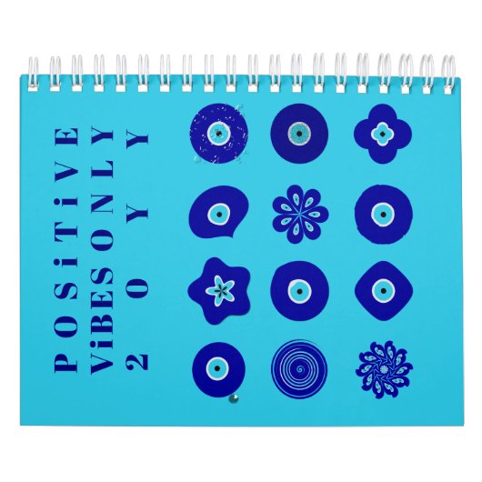 Calendrier Blue Evil Eye Good Luck Nazar and Talisman Art (Protection)