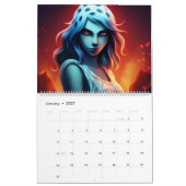 Calendrier Blue Girl Calendar (Jan 2027)