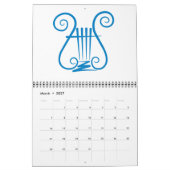 Calendrier Blue Lyre (Mar 2027)