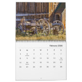 Calendrier Bodie Ghost Town Art (Feb 2026)