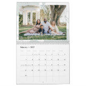 Calendrier Boho Floral Family Memories Photo Keepsaké (Feb 2027)