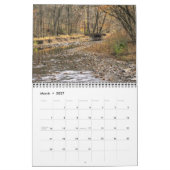 Calendrier - Bois d'automne & Eau (Mar 2027)