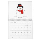 Calendrier Bonhomme de neige (Jan 2027)