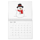 Calendrier Bonhomme de neige (Mar 2026)